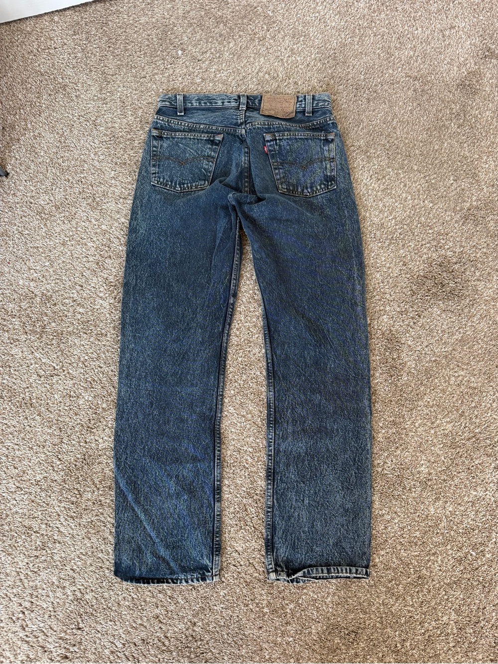 Vintage 80s Levi’s 501 Made in USA Jeans Mens 31x30 Straight Leg Acid Wash